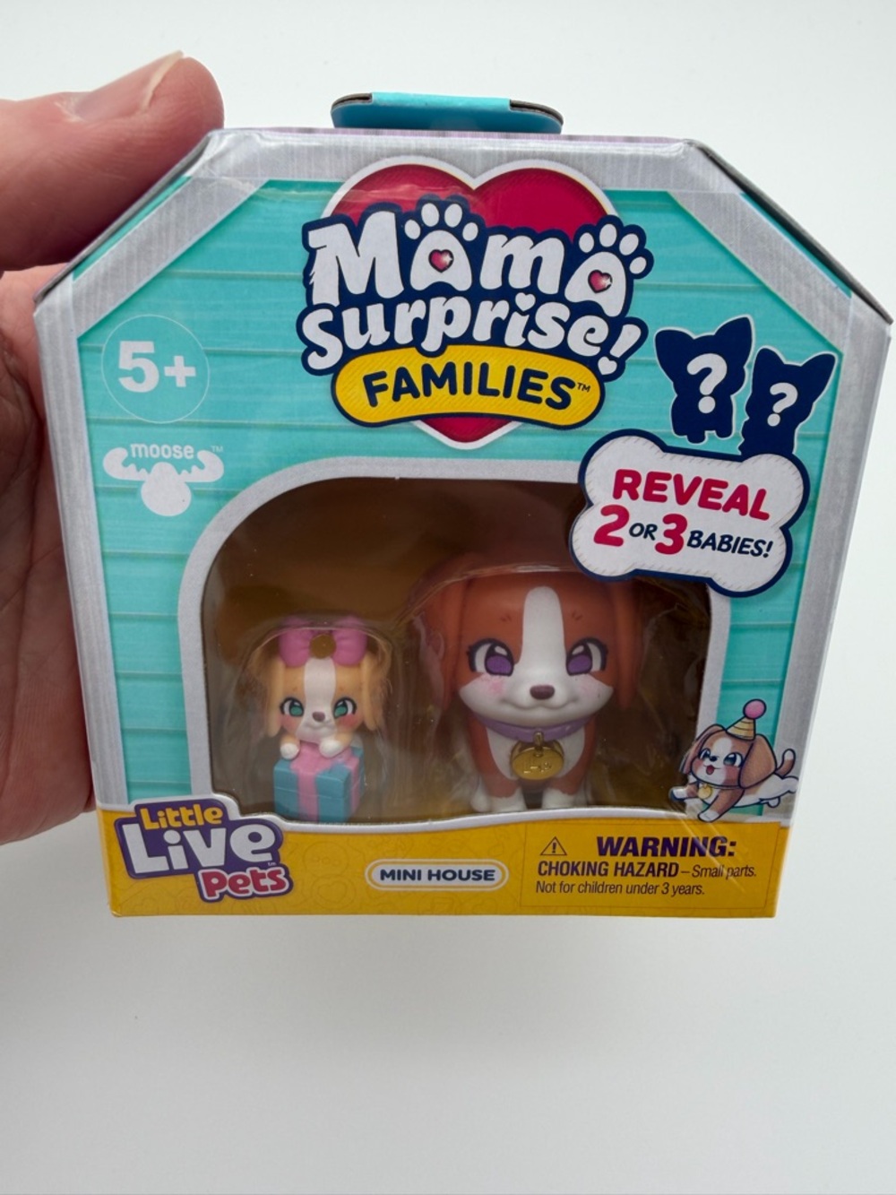 Little Live Pets Beagle Surprise Families Toy - Teal Packaging
